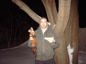 Michigan's Jacob Lindloff with a fine Marten and Ermine