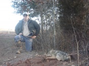 Jeff Prieboy with a dandy South Carolina coyote