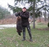 Mark Earl from Corunna Michigan with his first beaver
