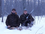 Gary and Vance with another winter coyote