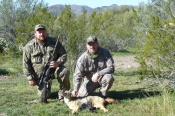 John Jones and Donny Miller called in this 'yote just north of Phoenix AZ with their new caller