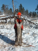Blake with his first South Dakota bobcat of the season.