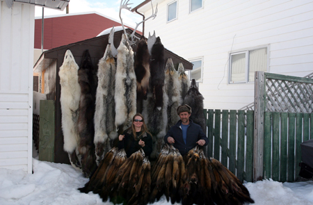 Manitoba's Parker Fitzpatrick had a very successful time trapping.