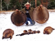 Montana's Mike Vinson with a nice collection of fur.
