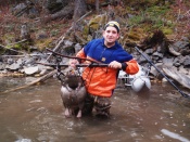 Mike Vinson in a great photo that just says "trapping"