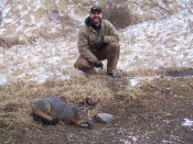 Brian Given with a nice Kentucky grey fox