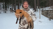Scott Gauthier called in this nice red fox with an e-caller