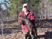 Mark Kinney with a great catch of an otter