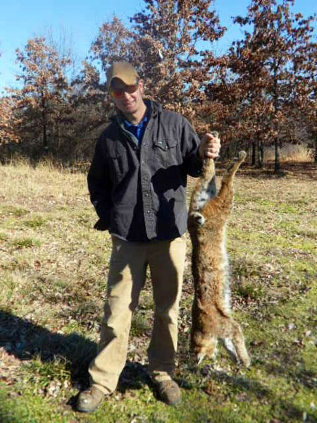 Bob Story with a Southwest Missouri bobcat
