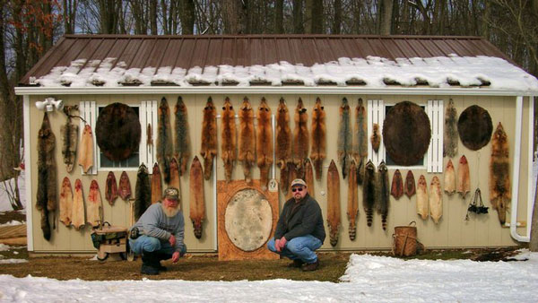 Rich Williams and Scott Wheeler from Pennsylvania with their 2010-2011 season's catch