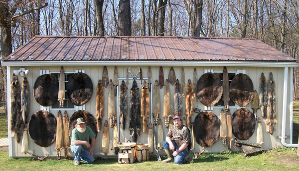 Scott Wheeler and Rich Williams from Pennsylvania with their 2011-2012 season's catch