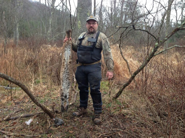 Scott Wheeler from Clintondale, PA with nice 32 lb bobcat