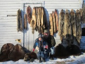 Marc from Maine and his boy Jace with their season's catch.  Jace is a future trapper for sure.