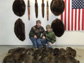 Chris and his son, Isaac, with a very nice first season's catch in Concord, Michigan