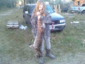 John Teller's step-son, Jacob, with another nice bobcat from East Texas