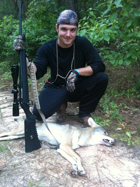 Another coyote shot by Ryan Gattis in Hawkins, Texas