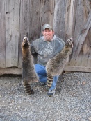 Troy Mackey from Horse Valley, PA with a couple of nice coons
