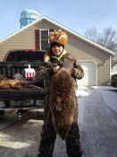 Jake Swarthout from Freeburg, Missouri and his first beaver