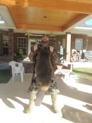 Brent Stahl from Longville, LA with a nice creek caught beaver