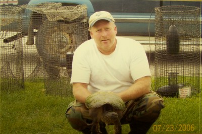Rusty with a nice snapper