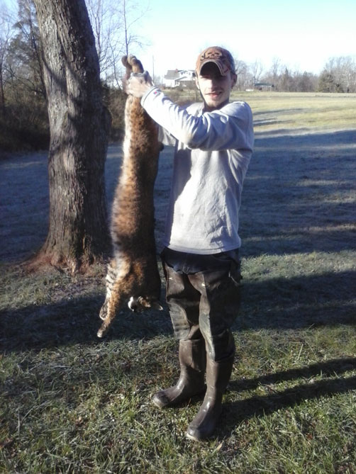 Jesse Smith with a nice North Carolina Bobcat