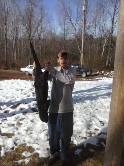 Jesse Smith from Union Grove, NC with a very nice otter