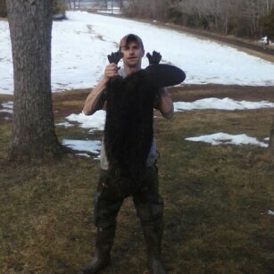 Jesse Smith from Union Grove, NC with a big 61 lb. beaver