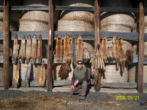 Tyler Niedergall from Northern New Jersey with a catch from his first season of trappping