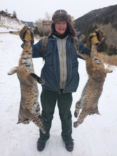 Curtis Johnson of Wyoming with a nice day's catch.