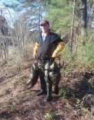 Michael Harris with a double on 2015 Texas wood chippers.
