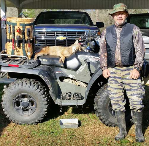 Thomas Harris trapped this coyote in Louisiana.
