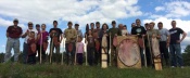 Chris Thielman from Wisconsin with a group of new trappers