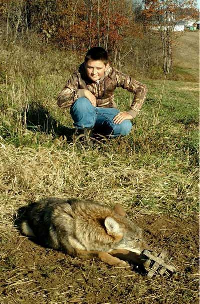Dakota Ketchum with a nice Ohio coyote