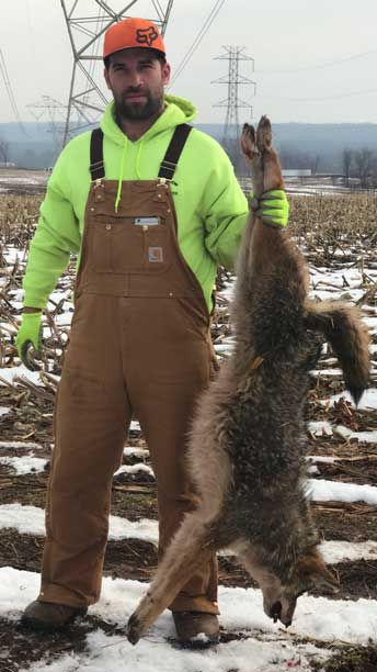Jonathan Metzger with a nice coyote