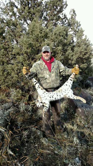Jason Johnson from Oregon with a really nice bobcat