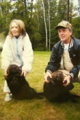 Kevin and his proud daughter, Jo with a couple of nice beaver