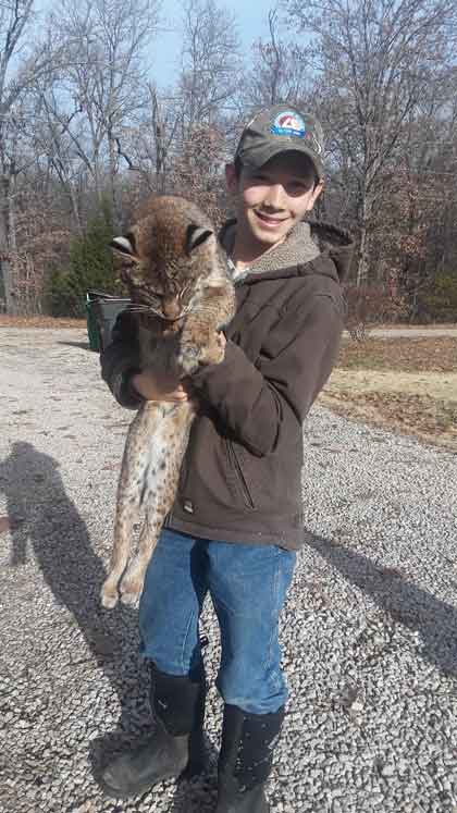 Joey Clonts caught this nice bobcat in November 2018