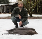 Bobby Hilt with a few nice otters