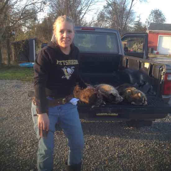 Ashley DeLara from Pennsylvania with a nice tailgate picture