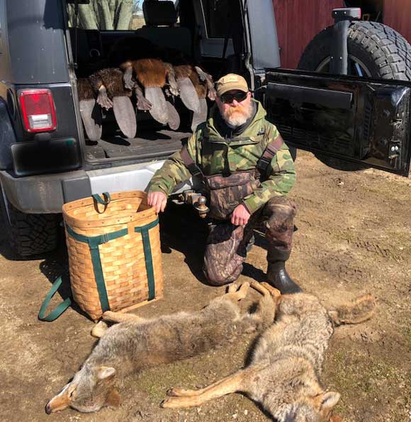 James LeMay from Dewitt, MI with a couple nice coyotes.