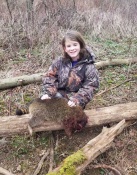 Max Burkett, with his first raccoon,  taken near Springwater,  NY