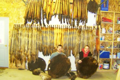 Michigan's Dan Holcomb & Chris Reetz with part of their 2006-2007 catch.