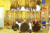 Michigan's Dan Holcomb & Chris Reetz with part of their 2006-2007 catch.