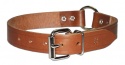 1" Ring in Center Solid Leather Collars