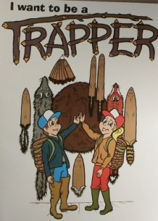 Keith Winkler's "I Want to be a Trapper" Coloring Book