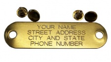 Brass Name Tag