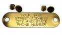 Brass Name Tag