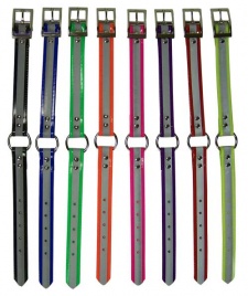 1" Ring In Center Reflective Day-Glo Collars
