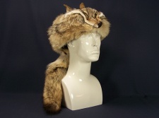 F&T Northern Classics Davy Crockett Style Coyote Fur Hat