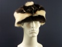 F&T Northern Classics Davy Crockett Style Skunk Fur Hat